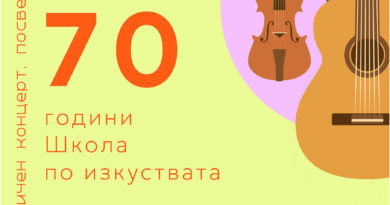 70 години Школа по изкуствата „Емануил Манолов“ към НЧ „Искра-1860“