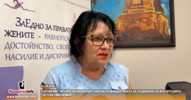 Сдружение „Жените на Казанлък“ работи по инициативата за създаване на институцията „детски омбудсман“ Сдружение „Жените на Казанлък“ работи по инициативата за създаване на институцията „детски омбудсман“